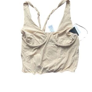Zara Women's Cream Intimate Top M